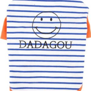 SUETER con manga naranja cuello redondo de rayas